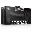 ARNÊS JORDAN DILDO DUPLO COM VIBRAÇÃO E CONTROLO REMOTO