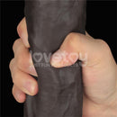 LOVETOY DILDO DE DUPLA CAMADA ARTICULÁVEL XXL 14.5CM
