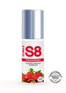 LUBRIFICANTE COMESTÍVEL S8 À BASE DE ÁGUA SABOR A MORANGO