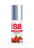 LUBRIFICANTE COMESTÍVEL S8 À BASE DE ÁGUA SABOR A MORANGO