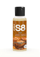 LUBRIFICANTE S8 4 EM 1 EFEITO CALOR CHOCOLATE E CARAMELO 125ML