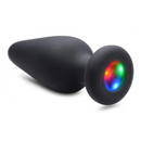PLUG EM SILICONE COM LUZ LED