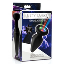 PLUG EM SILICONE COM LUZ LED