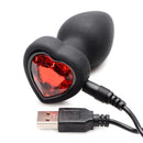 PLUG EM SILICONE COM VIBRAÇÃO E CONTROLO REMOTO