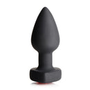 PLUG EM SILICONE COM VIBRAÇÃO E CONTROLO REMOTO