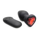 PLUG EM SILICONE COM VIBRAÇÃO E CONTROLO REMOTO