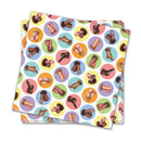 8 GUARDANAPOS COM PÉNIS COLORIDOS