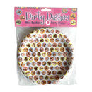 8 PRATOS DE PAPEL COM MAMAS COLORIDAS