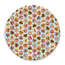 8 PRATOS DE PAPEL COM MAMAS COLORIDAS