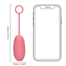 OVO VIBRATÓRIO COM COMANDO ULTRA SOFT SILICONE PINK ARABESQUE LOVELINE
