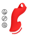VIBRADOR DE DEDO COM TEXTURA SUNRISE RED LOVELINE