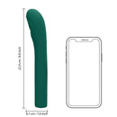 VIBRADOR PARA PONTO G PULSE WAVE GREEN CRYSTAL