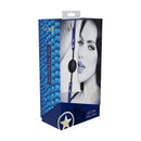 MORDAÇA DE SILICONE AZUL