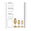 KIT DE 3 PLUGS EM ACRÍLICO