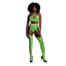CONJUNTO DE 2 PEÇAS VERDE NÉON TAM. ÚNICO