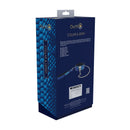 COLEIRA COM TRELA FLORENCE COLLECTION AZUL OUCH!