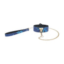COLEIRA COM TRELA FLORENCE COLLECTION AZUL OUCH!