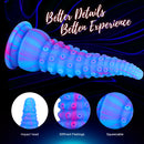 DILDO DE SILICONE DE TENTÁCULO DE POLVO