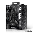 INTOYOU SASHA PLUG COM VIBRAÇÃO E LÍNGUA FLIPPING E CONTROLO REMOTO