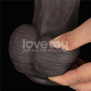 LOVETOY DILDO DE DUPLA CAMADA ARTICULÁVEL XXL 14.5CM
