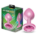 PLUG ANAL AFTERDARK ANODIZADO ROSA COM ROSA
