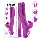 ACTION NICO VIBRADOR COM DILDOS ALTERNADOS E BOLA PERCUSSORA 4 MOTORES