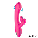 VIBRADOR ANTONY COM DUPLA ESTIMULAÇÃO USB SILICONE