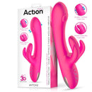VIBRADOR ANTONY COM DUPLA ESTIMULAÇÃO USB SILICONE