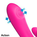 VIBRADOR ANTONY COM DUPLA ESTIMULAÇÃO USB SILICONE