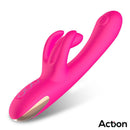 VIBRADOR ANTONY COM DUPLA ESTIMULAÇÃO USB SILICONE