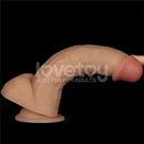 STRAP-ON COM DILDO VIBRATÓRIO 8"