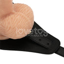 STRAP-ON COM DILDO VIBRATÓRIO 9,5"