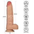 STRAP-ON COM DILDO VIBRATÓRIO 9,5"