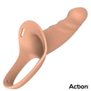 STRAP-ON COM DILDO OCO EM SILICONE TAM. L