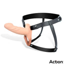 STRAP-ON COM DILDO OCO EM SILICONE TAM. S