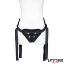 ARNÊS DE RENDA COM TIRA E ANEL DE SILICONE AJUSTÁVEL