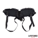 ARNÊS DE RENDA COM TIRA E ANEL DE SILICONE AJUSTÁVEL
