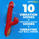 VIBRADOR ASCEN COM APP INTOYOU COM IMPULSO E ONDA USB MAGNÉTICO