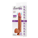 VIBRADOR REALISTICO BAHAMUT 8.5" COM COMANDO