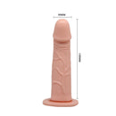 STRAP-ON COM DILDO OCO, VIBRAÇÃO E CONTROLE REMOTO