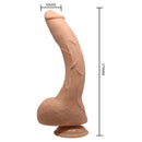 VIBRADOR REALISTICO JACK 10.6* COM COMANDO