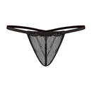 TANGA EM REDE PRETA TAM. ÚNICO