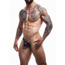 CUECA PRETA BL4CK01 COM ABERTURA EM MOLAS
