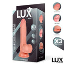 DILDO BRANT TRIPLA DENSIDADE COM TESTÍCULOS 7.6"