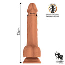 DILDO COM VIBRAÇÃO QUINTUS, MOVIMENTO DE IMPULSO E ONDA 360º  9" - 23CM