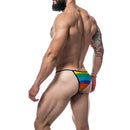 CUECA PROVOCANTE EM ARCO-ÍRIS
