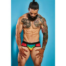 JOCKSTRAP COM TRANSPARÊNCIAS EM ARCO-ÍRIS