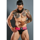 JOCKSTRAP ESTILO RUGBY EM ROSA NEON
