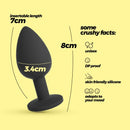 CAMILEO PLUG ANAL COM 4 JOIAS INTERCAMBIÁVEIS CRUSHIOUS
