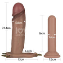 LOVETOY INGEN STRAP-ON AJUSTÁVEL COM DILDO OCO 9